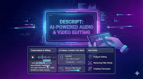 Descript: AI-Powered Audio and Video Editing